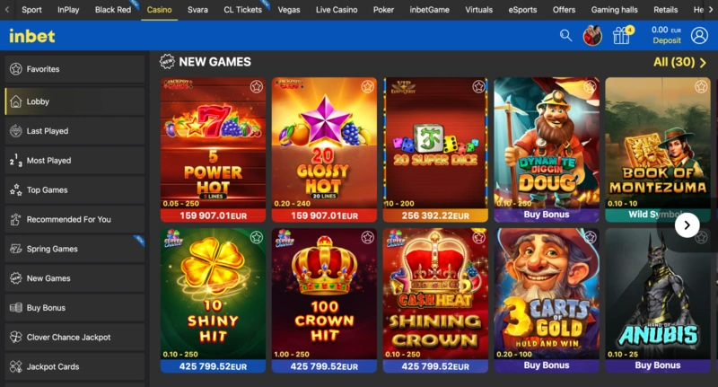 Inbet Slots